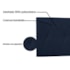Painel Cama Solteiro Serena SPZ 90cm Suede Azul Marinho