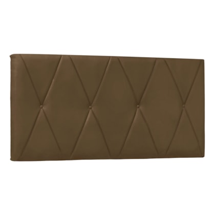 Painel Cama Solteiro Serena SPZ 90cm Suede Caramelo