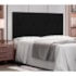 Painel Cama Solteiro Serena SPZ 90cm Suede Preto