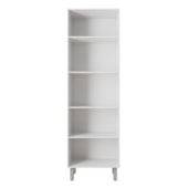 Paneleiro Íris 4 Portas Cozinha MB1 200cm Branco Puxador Branco