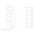 Paneleiro Íris 4 Portas Cozinha MB1 200cm Savana\Off White Puxador Cobre