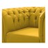 Poltrona Cadeira Chesterfield Ana Corano Amarelo Luxo Recepção Sala de Estar Quarto - AM Decor