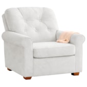 Poltrona de Amamentaçao Doce Nuvem Bouclé Branco