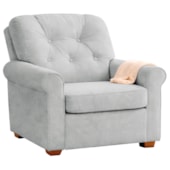 Poltrona de Amamentação Doce Nuvem Bouclé Cinza