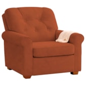 Poltrona de Amamentação Doce Nuvem Bouclé Terracota