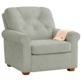 Poltrona de Amamentação Doce Nuvem Bouclé Verde Oliva