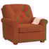 Poltrona de Amamentação Sala de Estar Recepção Doce Nuvem Bouclé Terracota