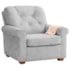 Poltrona de Amamentação Sala de Estar Recepção Doce Nuvem Linho Cinza Claro