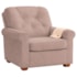 Poltrona de Amamentação Sala de Estar Recepção Doce Nuvem Linho Rose