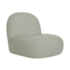 Poltrona Decorativa Amsterdã Bouclé Verde Oliva