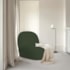 Poltrona Decorativa Amsterdã Linho Verde