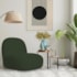 Poltrona Decorativa Amsterdã Linho Verde
