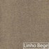 Poltrona Decorativa Bellinha Base de Ferro Bronze Linho Bege - Amarena Móveis
