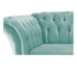 Poltrona Decorativa Chesterfield Sofia Suede Azul Tiffany Capitonê - Amarena Móveis