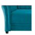 Poltrona Decorativa Chesterfield Sofia Suede Azul Turquesa Capitonê - Amarena Móveis