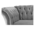 Poltrona Decorativa Chesterfield Sofia Suede Cinza Capitonê - Amarena Móveis