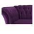 Poltrona Decorativa Chesterfield Sofia Suede Roxo Capitonê - Amarena Móveis