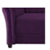 Poltrona Decorativa Chesterfield Sofia Suede Roxo Capitonê - Amarena Móveis