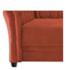 Poltrona Decorativa Chesterfield Sofia Suede Terracota Capitonê - Amarena Móveis