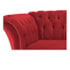 Poltrona Decorativa Chesterfield Sofia Suede Vermelho Capitonê - Amarena Móveis