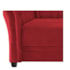 Poltrona Decorativa Chesterfield Sofia Suede Vermelho Capitonê - Amarena Móveis