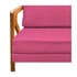 Poltrona Decorativa Elizabeth E01 Base Madeira Corano Pink - Amarena Móveis