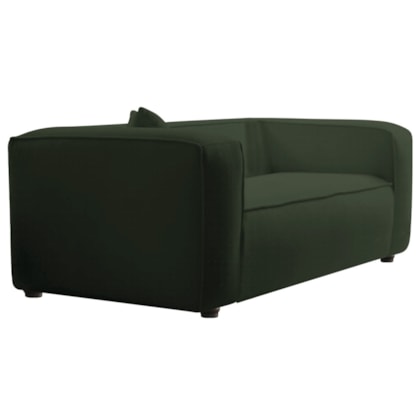 Poltrona Decorativa Escritório Orgânica Cecília Linho Verde - Amarena Móveis
