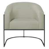 Poltrona Decorativa Jade Moderno Escritório Confortável Luxo Base de ferro Preto Bouclé Verde Oliva