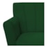 Poltrona Decorativa Laura Base Giratória de Metal Suede Verde - Amarena Móveis