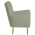 Poltrona Decorativa Luxo Moderna Sala de Estar Recepção Amélia Bouclé Verde Oliva