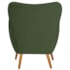 Poltrona Decorativa Luxo Moderna Sala de Estar Recepção Amélia Linho Verde