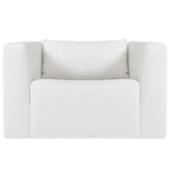 Poltrona Decorativa Sala de Estar Recepção Billy Bouclé Branco