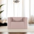 Poltrona Decorativa Sala de Estar Recepção Billy Bouclé Rosé