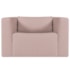 Poltrona Decorativa Sala de Estar Recepção Billy Bouclé Rosé