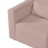 Poltrona Decorativa Sala de Estar Recepção Billy Bouclé Rosé
