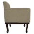 Poltrona Decorativa Sala de Estar Recepção Classic Suede Capuccino - Amarena Móveis