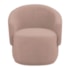 Poltrona Decorativa Sala de Estar Recepção Jasmine Linho Rosê