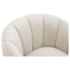 Poltrona Decorativa Sala de Estar Recepção Mavie Base de Ferro Dourado Bouclé Bege - Amarena Móveis
