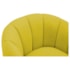 Poltrona Decorativa Sala de Estar Recepção Mavie Base de Ferro Dourado Suede Amarelo - Amarena Móveis