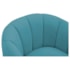 Poltrona Decorativa Sala de Estar Recepção Mavie Base de Ferro Dourado Suede Azul Turquesa - Amarena Móveis