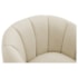 Poltrona Decorativa Sala de Estar Recepção Mavie Base de Ferro Dourado Suede Bege - Amarena Móveis