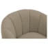 Poltrona Decorativa Sala de Estar Recepção Mavie Base de Ferro Preto Suede Cappuccino - Amarena Móveis