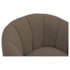 Poltrona Decorativa Sala de Estar Recepção Mavie Base de Ferro Preto Suede Marrom - Amarena Móveis