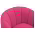 Poltrona Decorativa Sala de Estar Recepção Mavie Base de Ferro Preto Suede Pink - Amarena Móveis