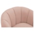 Poltrona Decorativa Sala de Estar Recepção Mavie Base de Ferro Preto Suede Rose - Amarena Móveis