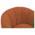 Poltrona Decorativa Sala de Estar Recepção Mavie Base de Ferro Preto Suede Terracota - Amarena Móveis