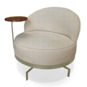 Poltrona Indonésia SPZ Decorativa Sala Boucle Bege