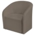 Poltrona Luxo Decorativa Luiza Max Suede Marrom