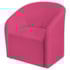 Poltrona Luxo Decorativa Luiza Max Suede Pink