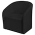 Poltrona Luxo Decorativa Luiza Max Suede Preto